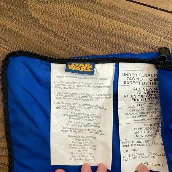 Star Wars Kids Sleeping Bag Blanket - Picture 5 of 6